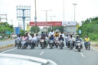 Happy Wedding Team Bike Rally at Guntur